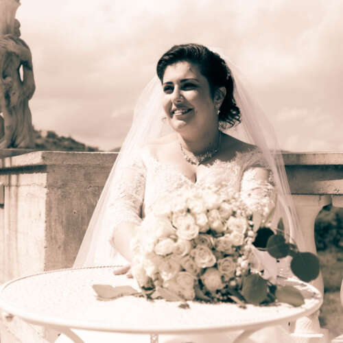 Ritratto sposa photoshooting